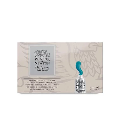Winsor&amp;Newton Designer’s gouache festék készlet, 6x14 ml