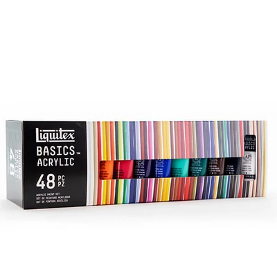 Liquitex Basics akrilfesték készlet - 48x22 ml
