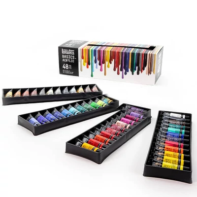 Liquitex Basics akrilfesték készlet - 48x22 ml