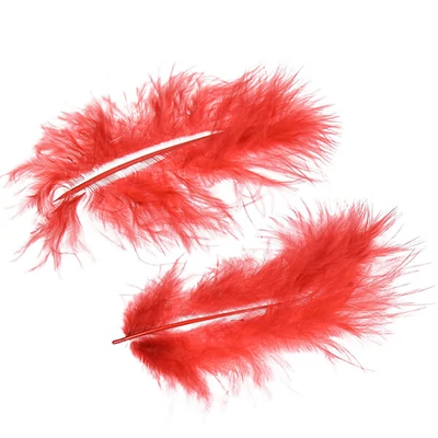 Marabutoll - piros, 8-10 cm, 22 db/csomag