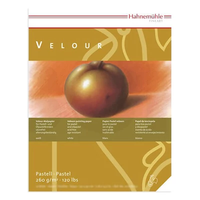 Hahnemühle velúrtömb, 260 g - 24x32 cm - fehér