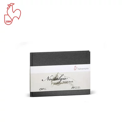 Hahnemühle Nostalgie rajz- és vázlatfüzet, 190 g, 40 lap - A6, fekvő