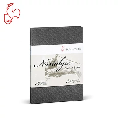 Hahnemühle Nostalgie rajz- és vázlatfüzet, 190 g, 40 lap - A5