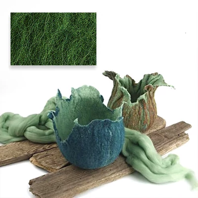 Nemezelő gyapjú 100 g - sötétzöld