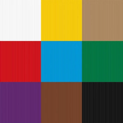 Mikro hullámkarton, 50x70 cm - különféle színekben