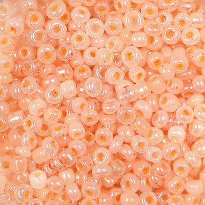 Gyöngyházas kásagyöngy, 2 mm - barack