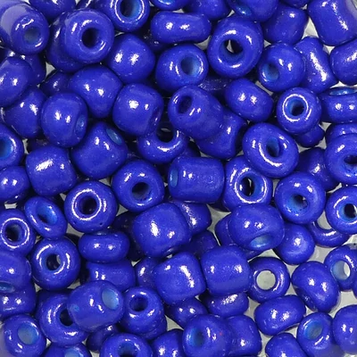 Kásagyöngy, telt színű, 4 mm - sötétkék