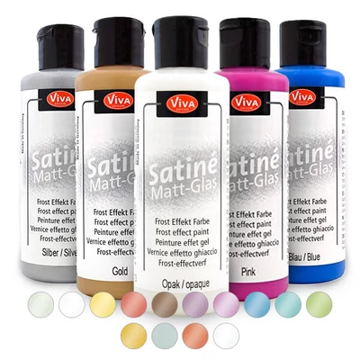Matt Glas szatináló festék - különféle színekben