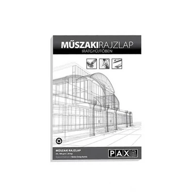 Műszaki rajzlap (dipa), 180 g - A4, 20 db