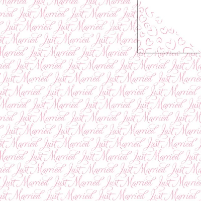 Fotókarton, 49,5x68 cm - Wedding rose - felíratok, szívek