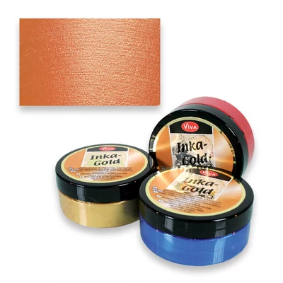 Inka Gold metál festékpaszta, 50 g - kupfer
