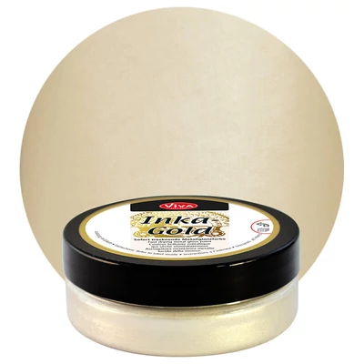 Inka Gold metál festékpaszta, 50 g - alt silber