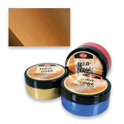 Inka Gold metál festékpaszta, 50 g - alt gold