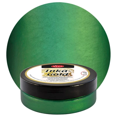 Inka Gold metál festékpaszta, 50 g - smaragd