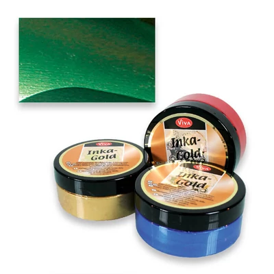 Inka Gold metál festékpaszta, 50 g - smaragd