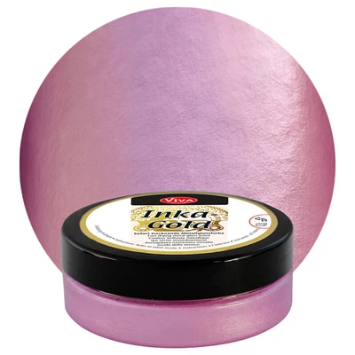 Inka Gold metál festékpaszta, 50 g - magenta