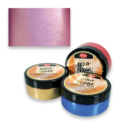 Inka Gold metál festékpaszta, 50 g - magenta