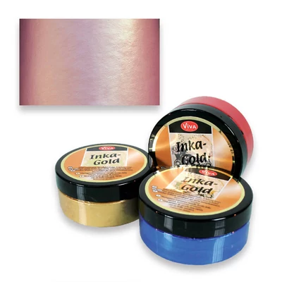 Inka Gold metál festékpaszta, 50 g - rose quartz