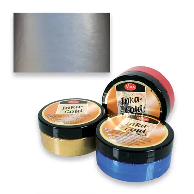 Inka Gold metál festékpaszta, 50 g - iceblue