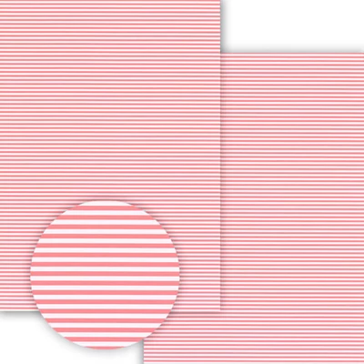 Fotókarton, A4 - mini csíkos - pink
