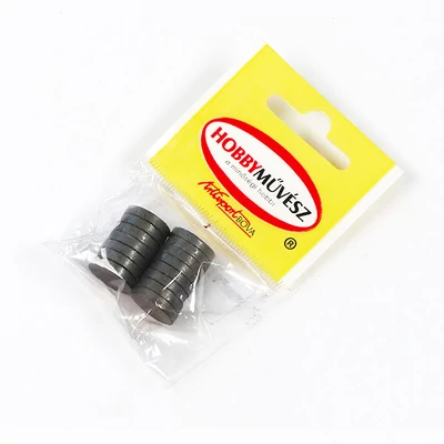Kerek mágnes - 15 mm, 15 db