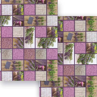 Fotókarton, 49,5x68 cm - alpesi levendulák