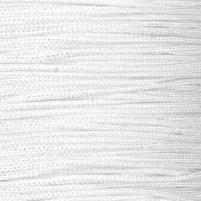 Ékszerzsinór, 0,5 mm vékony, méterben - 01, fehér