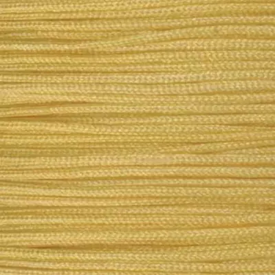 Ékszerzsinór, 0,5 mm vékony, méterben - 07, sárga