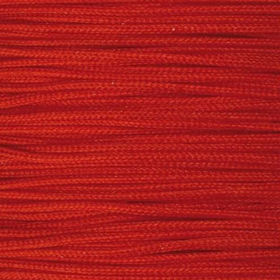 Ékszerzsinór, 0,5 mm vékony, méterben - 28, piros