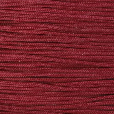 Ékszerzsinór, 0,5 mm vékony, méterben - 29, bordó