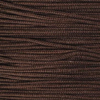 Ékszerzsinór, 0,5 mm vékony, méterben - 79, sötétbarna