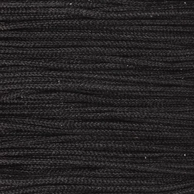 Ékszerzsinór, 0,5 mm vékony, méterben - 89, fekete