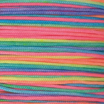 Ékszerzsinór, 0,5 mm vékony, méterben - 99, szivárvány