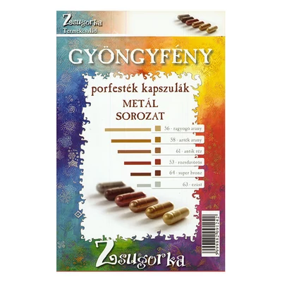 Zsugorka porfesték kapszula - metálpor
