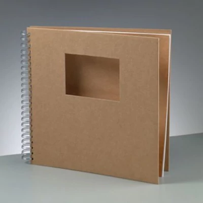 Papírmasé album - 30x30 cm ablakos