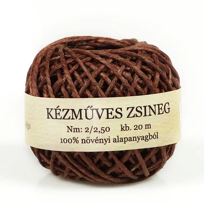 Kenderzsineg gombolyag 20 m - barna