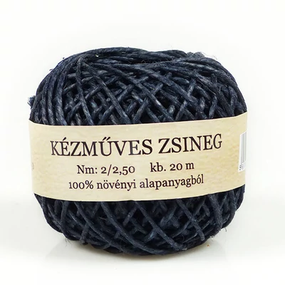 Kenderzsineg gombolyag 20 m - sötétkék