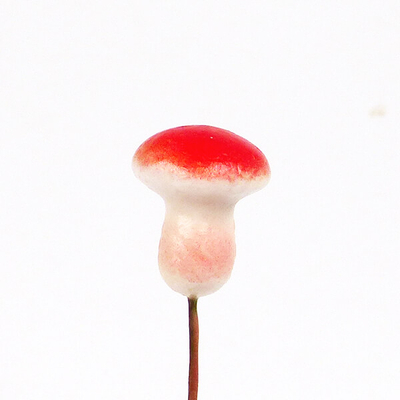 Betűzhető gomba - piros, 1,5 cm