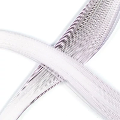 Hobbyművész Quilling papírcsík, 80 g - fehér álom, 3 mm/6 mm, 300 db
