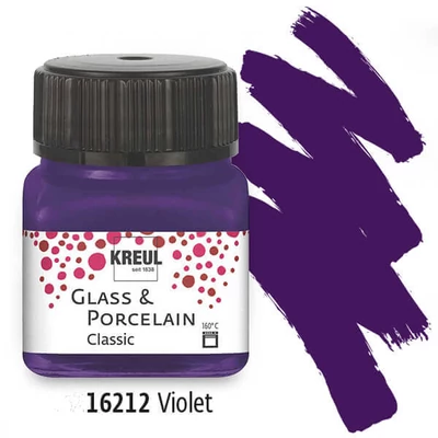 Üveg- és porcelánfesték, Kreul, Classic - 12 viola