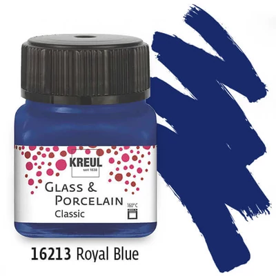 Üveg- és porcelánfesték, Kreul, Classic - királykék