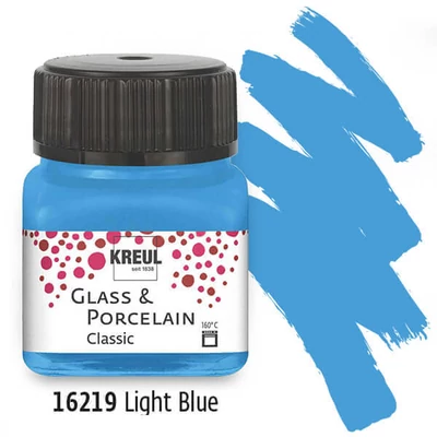 Üveg- és porcelánfesték, Kreul, Classic - világoskék