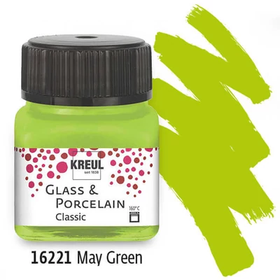 Üveg- és porcelánfesték, Kreul, Classic - májuszöld