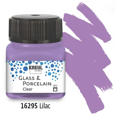 Üveg- és porcelánfesték, Kreul, Clear - 95 lila