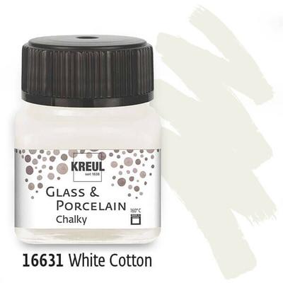 Üveg- és porcelánfesték, Kreul, Chalky - 31 pamutfehér
