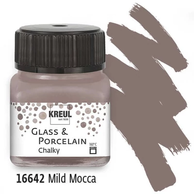 Üveg- és porcelánfesték, Kreul, Chalky - 42 mokka