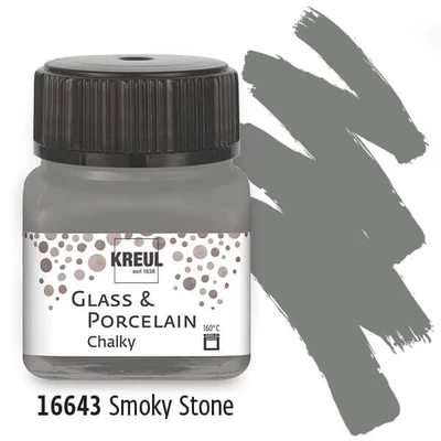 Üveg- és porcelánfesték, Kreul, Chalky - 43 füstszürke