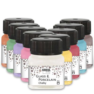 Üveg- és porcelánfesték, Kreul, Chalky - különféle színekben