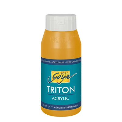 Kreul Solo Goya Triton akrilfesték, 750 ml - 04, light brilliant ocher