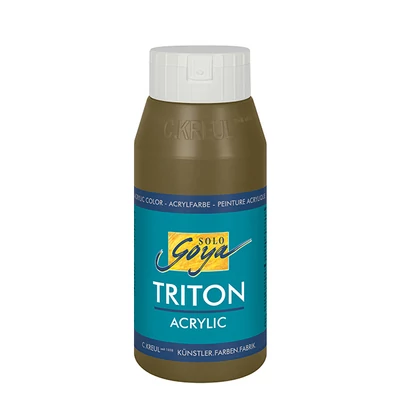 Kreul Solo Goya Triton akrilfesték, 750 ml - 08, green umber